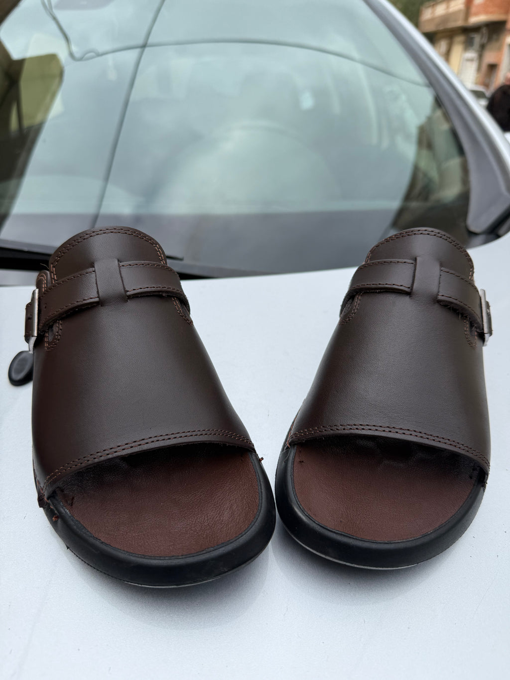 Claquette Homme Cuir Original