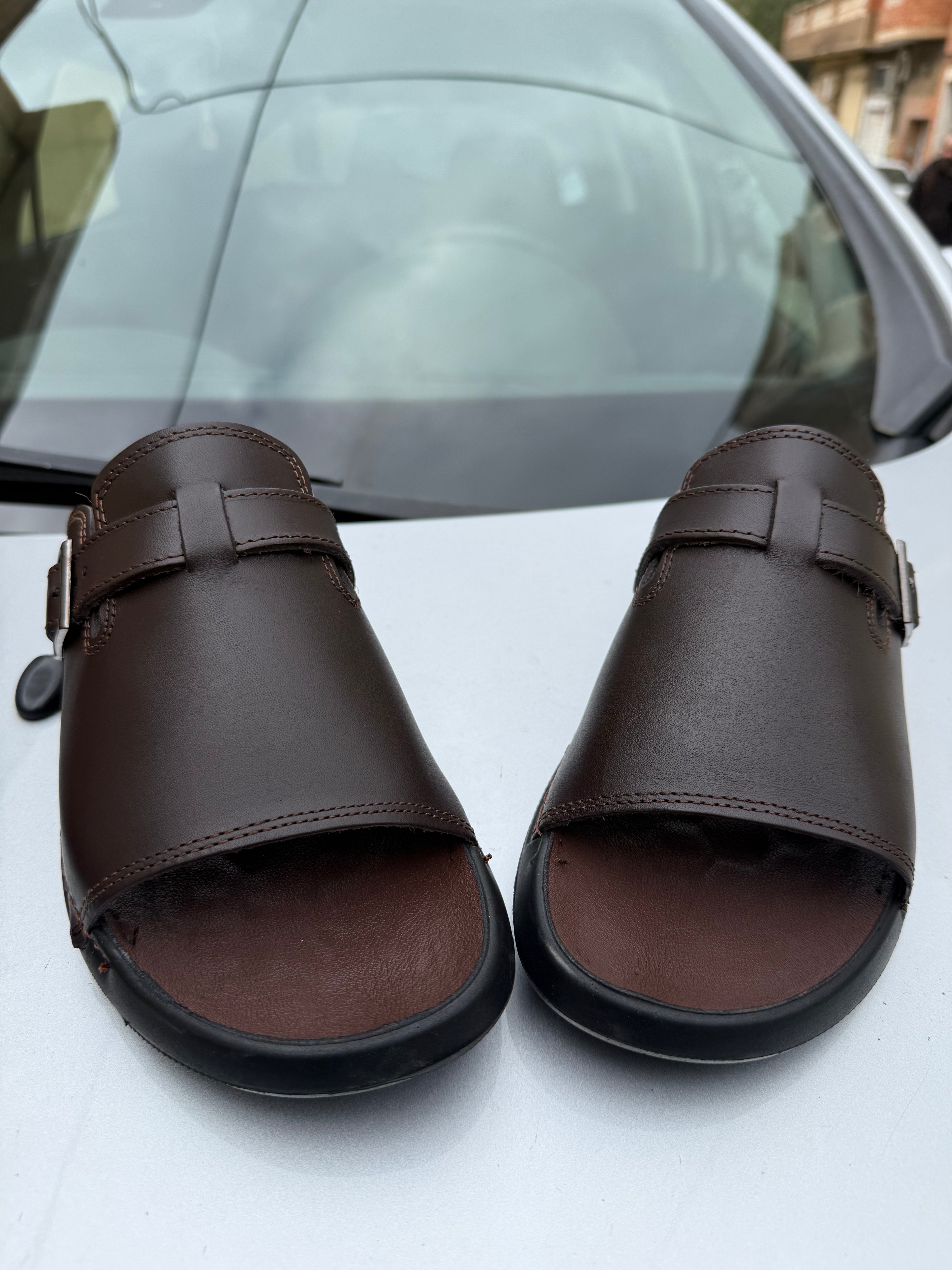 Claquette Homme Cuir Original