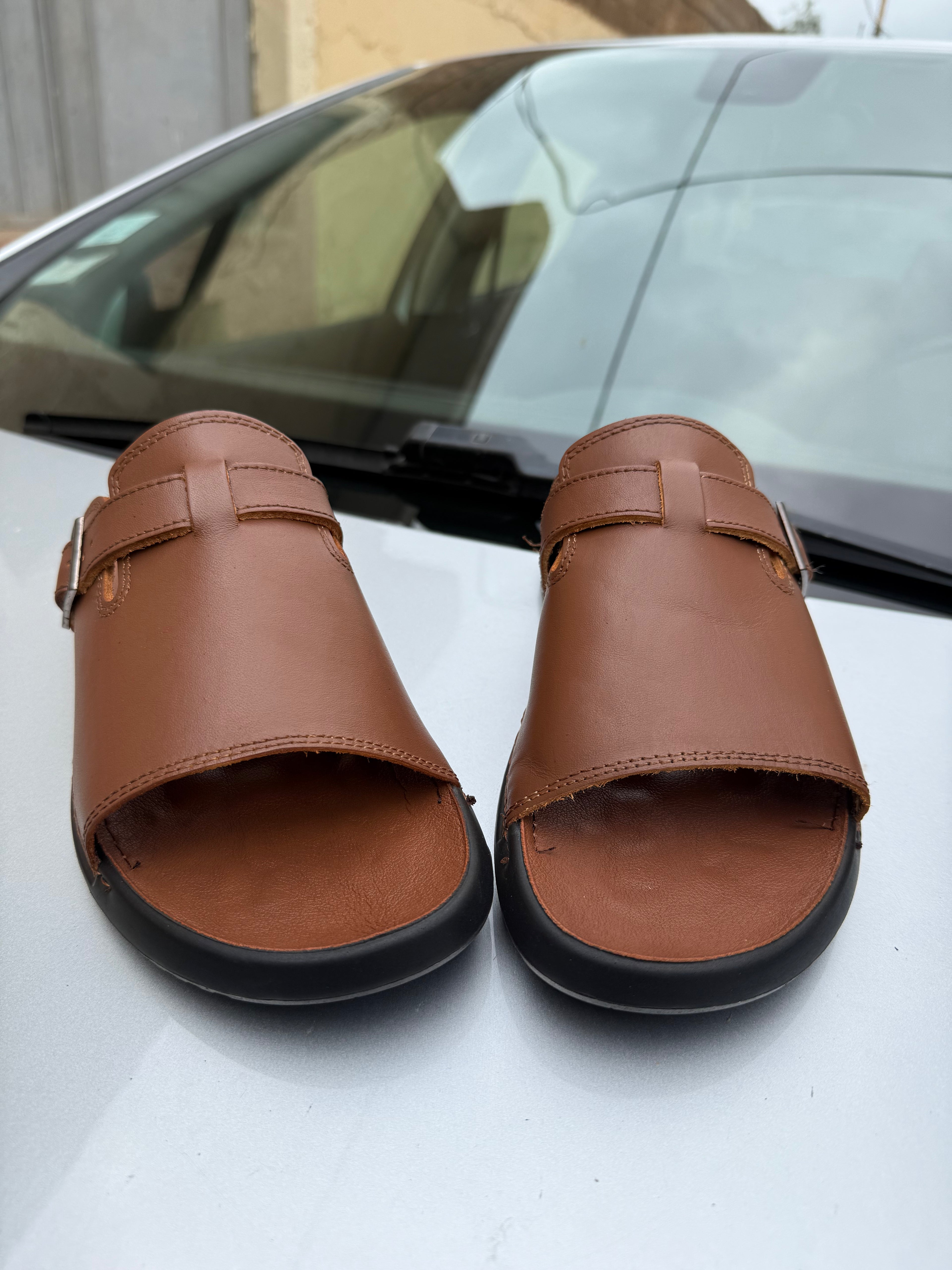 Claquette Homme Cuir Original