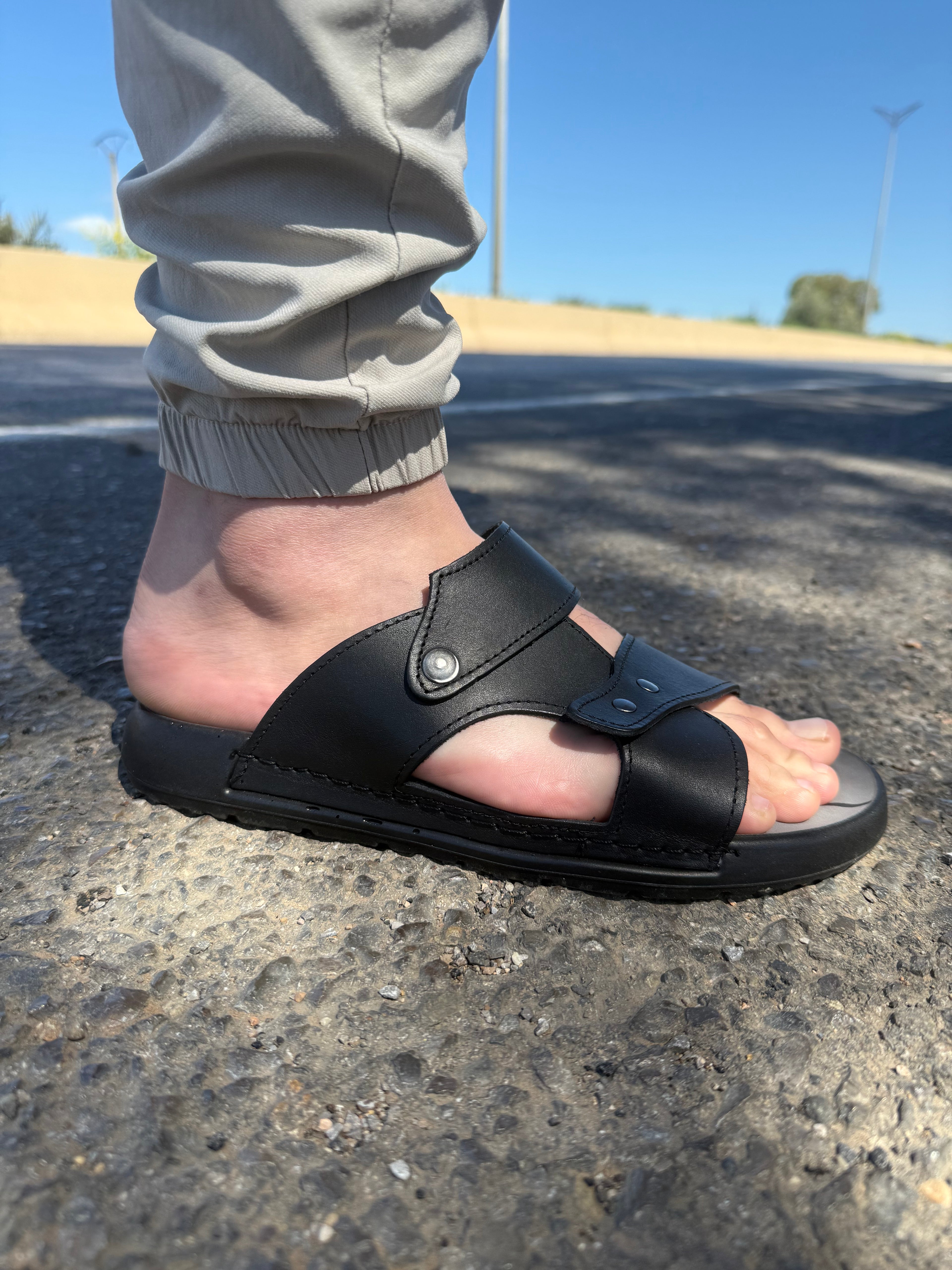 Claquette Homme Cuir Original