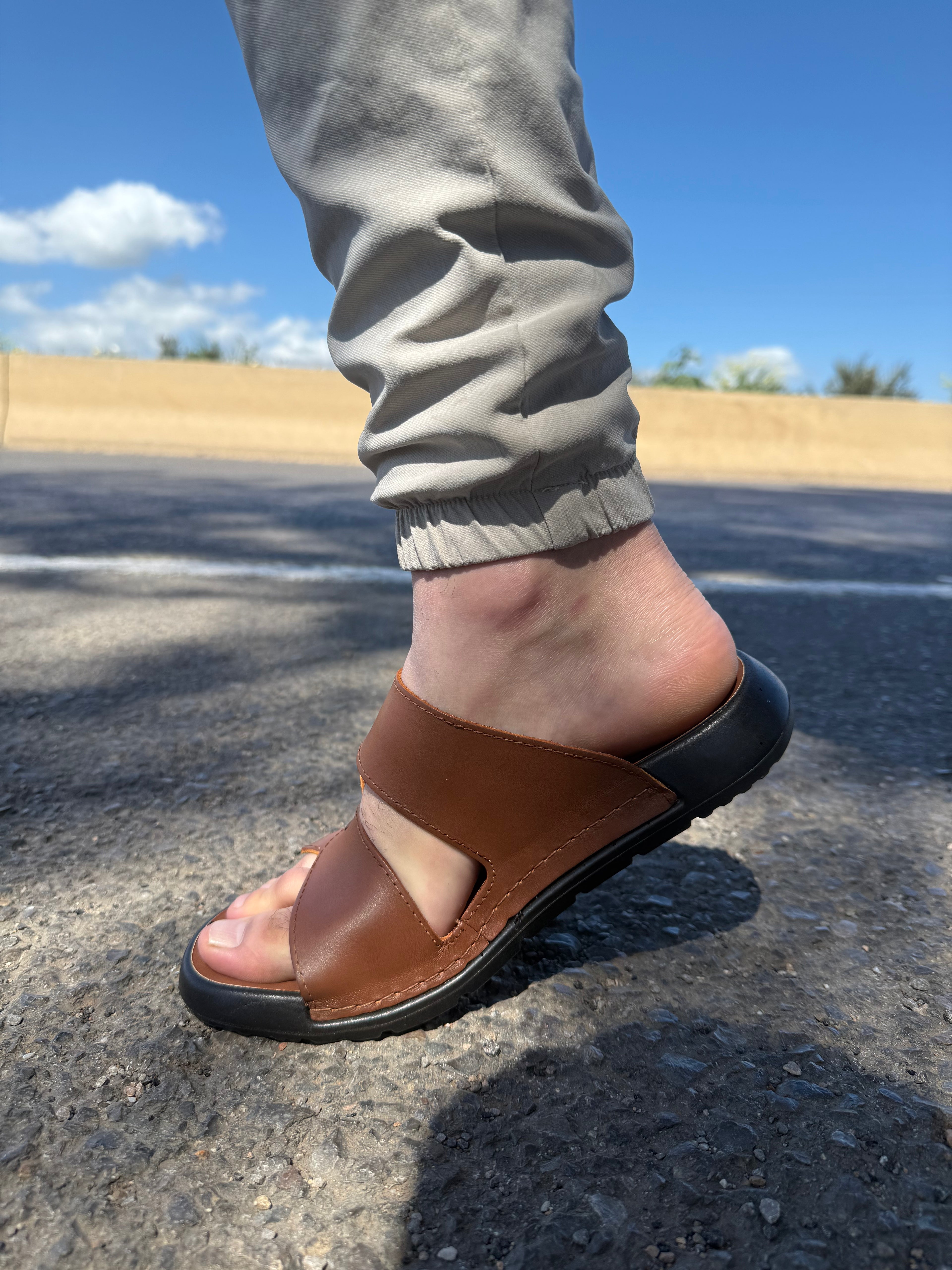 Claquette Homme Cuir Original