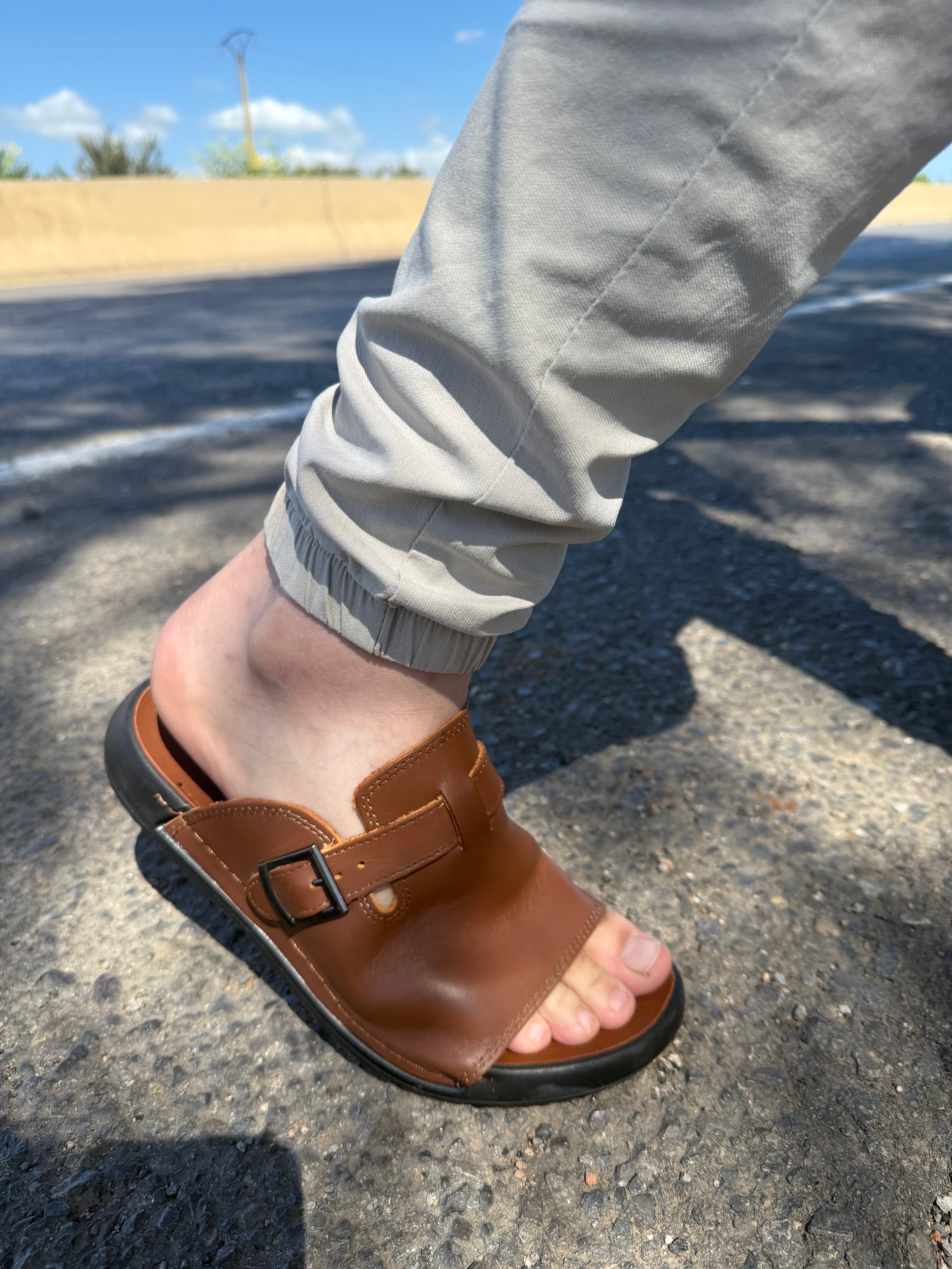 Claquette Homme Cuir Original